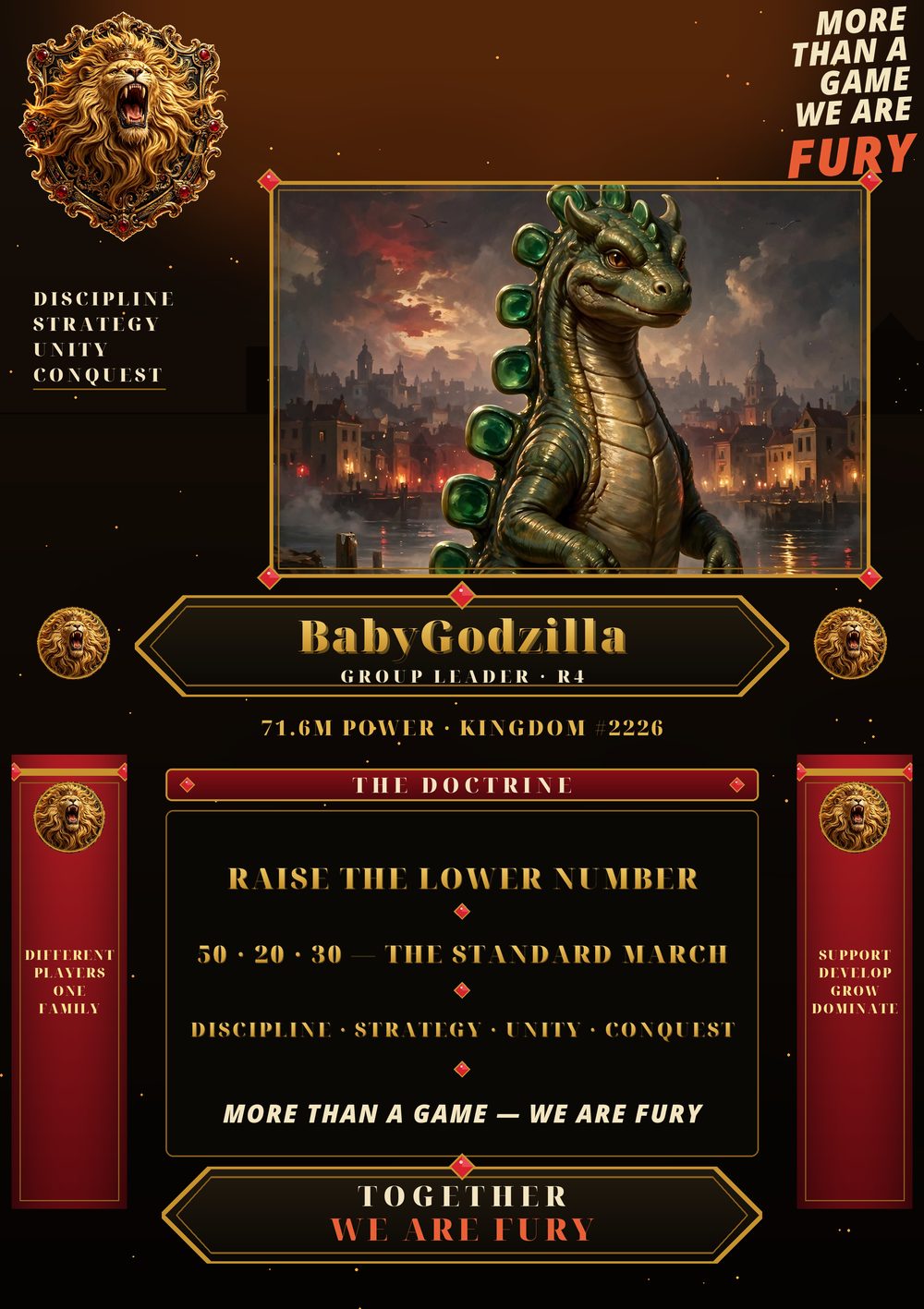 BabyGodzilla — poster tas-Sala tal-Fama tal-Alleanza