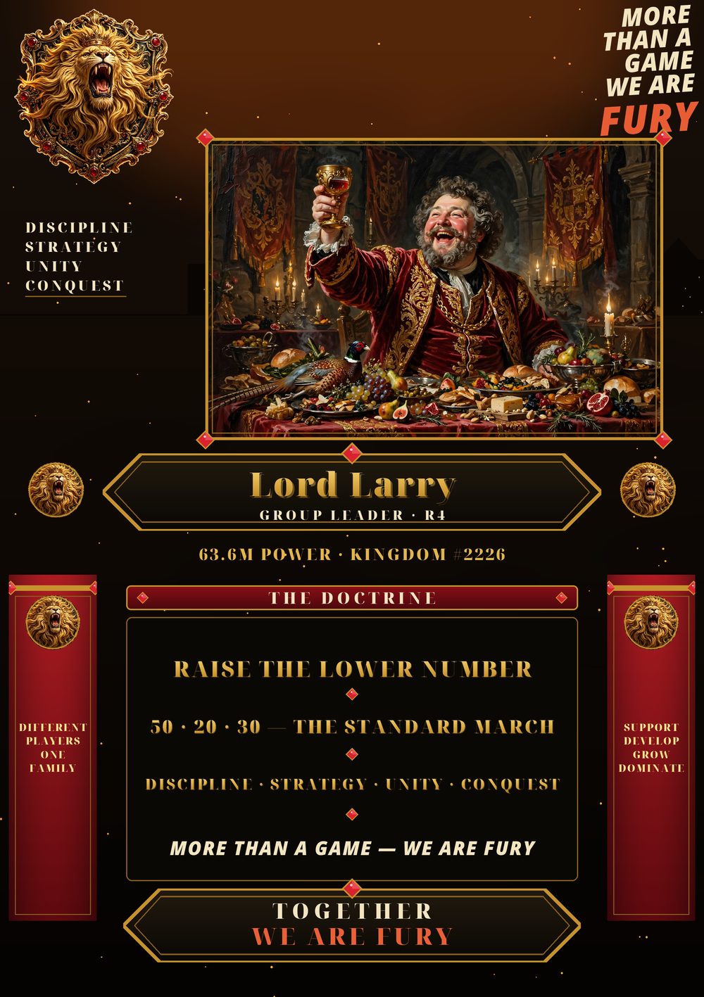 Lord Larry — poster tas-Sala tal-Fama tal-Alleanza