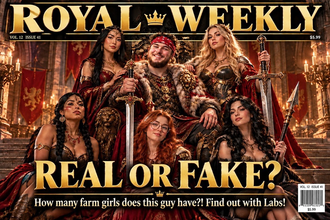 Qoxra tar-rivista Royal Weekly — Labs fuq it-tron fost irġejjen gwerriera: Reali jew falz?